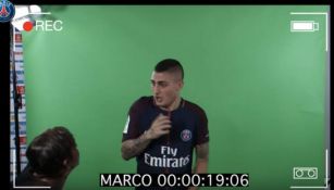 Marco Verratti lanza un grito tras ser espantado