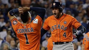 Springer y Correa celebran una anotación