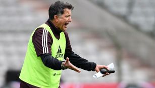 Juan Carlos Osorio, durante entrenamiento del Tri