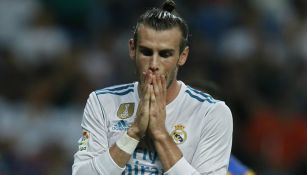 Gareth Bale se lamenta en un juego con el Real Madird