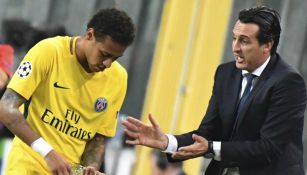 Emery da indicaciones a Neymar 