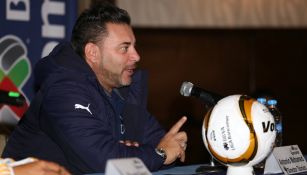 Mohamed, durante el día de medios de la Final Tigres vs Monterrey