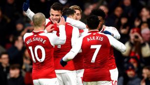 Arsenal celebra triunfo sobre el Newcastle