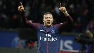 Kylian Mbappé festeja su gol contra Lille