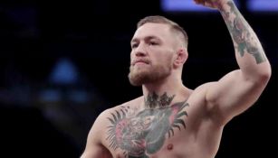 Conor McGregor festeja un triunfo 