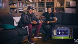 Big Shaq y Welbeck se aventaron una 'cascarita' en FIFA 18