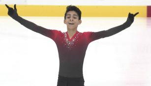 Donovan Carrillo, durante su participación en el Junior Gran Prix en 2016