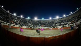 Visión general de una plaza de toros 