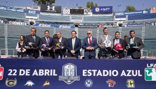 Presentación del Tazón México III en el Estadio Azul