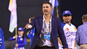 González, durante un juego inaugural de los Charros de Jalisco