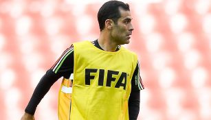 Márquez, durante un entrenamiento con la Selección