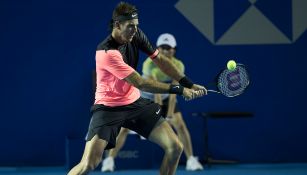 Del Potro, durante un duelo en el AMT