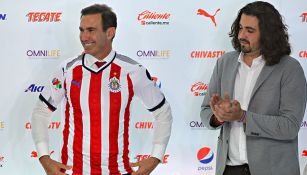 Francisco Gabriel de Anda en su presentación con Chivas