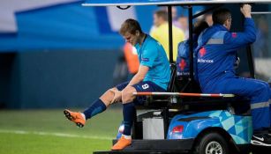 Aleksandr Kokorin durante el partido frente al Leipzig