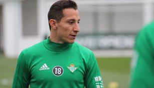 Guardado entrena con el Betis