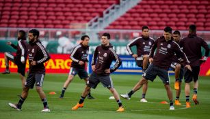 Selección Mexicana entrena previo al duelo contra Islandia