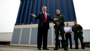 Trump, durante una conferencia con las Guardia Nacional