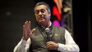 Jaime Rodríguez 'El Bronco' habla en un evento público