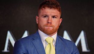 Canelo, durante una conferencia de prensa 