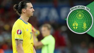  Zlatan Ibrahimovic, en un juego de Suecia en la Eurocopa 2016