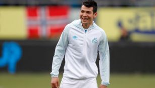 Lozano caliente previo al encuentro de Eredivisie 