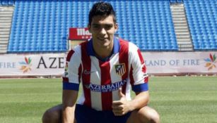 Raúl Jiménez, durante su etapa como jugador del Atlético de Madrid