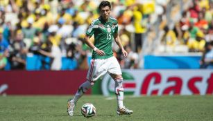 Moreno en el partido del Tri contra Holanda en 2014 