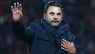 Antonio Mohamed, durante un partido contra Xolos