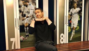 Ryan Reynolds en el vestidor del Real Madrid