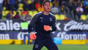 Hugo González en un partido de Monterrey