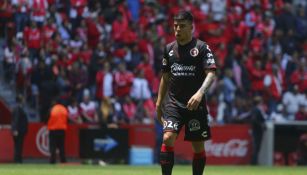 Luis Ángel Mendoza después del partido contra Toluca