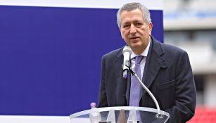 Jorge Vergara, durante un evento en el Estadio Akron