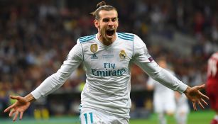 Gareth Bale celebra su gol en la Final de Champions League