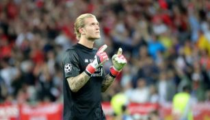 Loris Karius después del partido contra Real Madrid