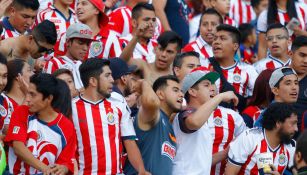 Porra de Chivas, durante un partido