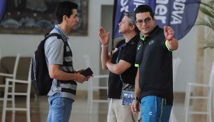 Álvaro Ortiz, durante el Draft del futbo mexicano