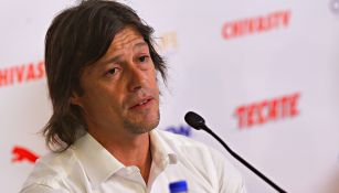 Matías Almeyda en conferencia de prensa