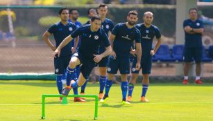 Cruz Azul, durante un entrenamiento de pretemporada