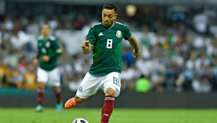 Marco Fabián, en un juego del Tri