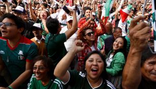 Así celebró la afición mexicana los goles de Corea del Sur 