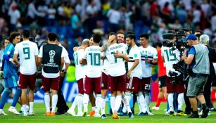 México celebra triunfo contra Corea del Sur en Rusia 2018