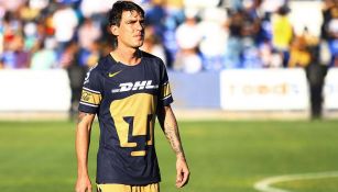 Mauro Formica en un partido de Pumas