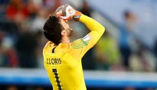 Hugo Lloris celebra el pase de Francia a la Final 