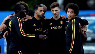 Seleccionados de Bélgica, durante un entrenamiento