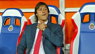 Matías Almeyda, en su etapa como DT de Chivas