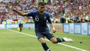 Mbappé, en la Final de Rusia 2018 frente a Croacia