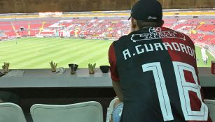 Guardado, en el Estadio Jalisco