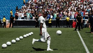 Vinicius Jr., en su presentación oficial con el Real Madrid