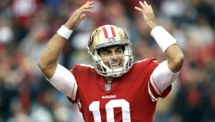 Jimmy Garoppolo, durante un partido con San Francisco 49ers