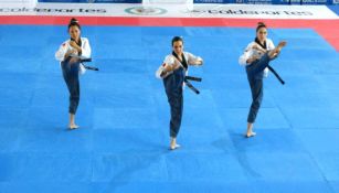 Daniela Rodríguez, Paula Fregoso y Ana Ibáñez en los JCC